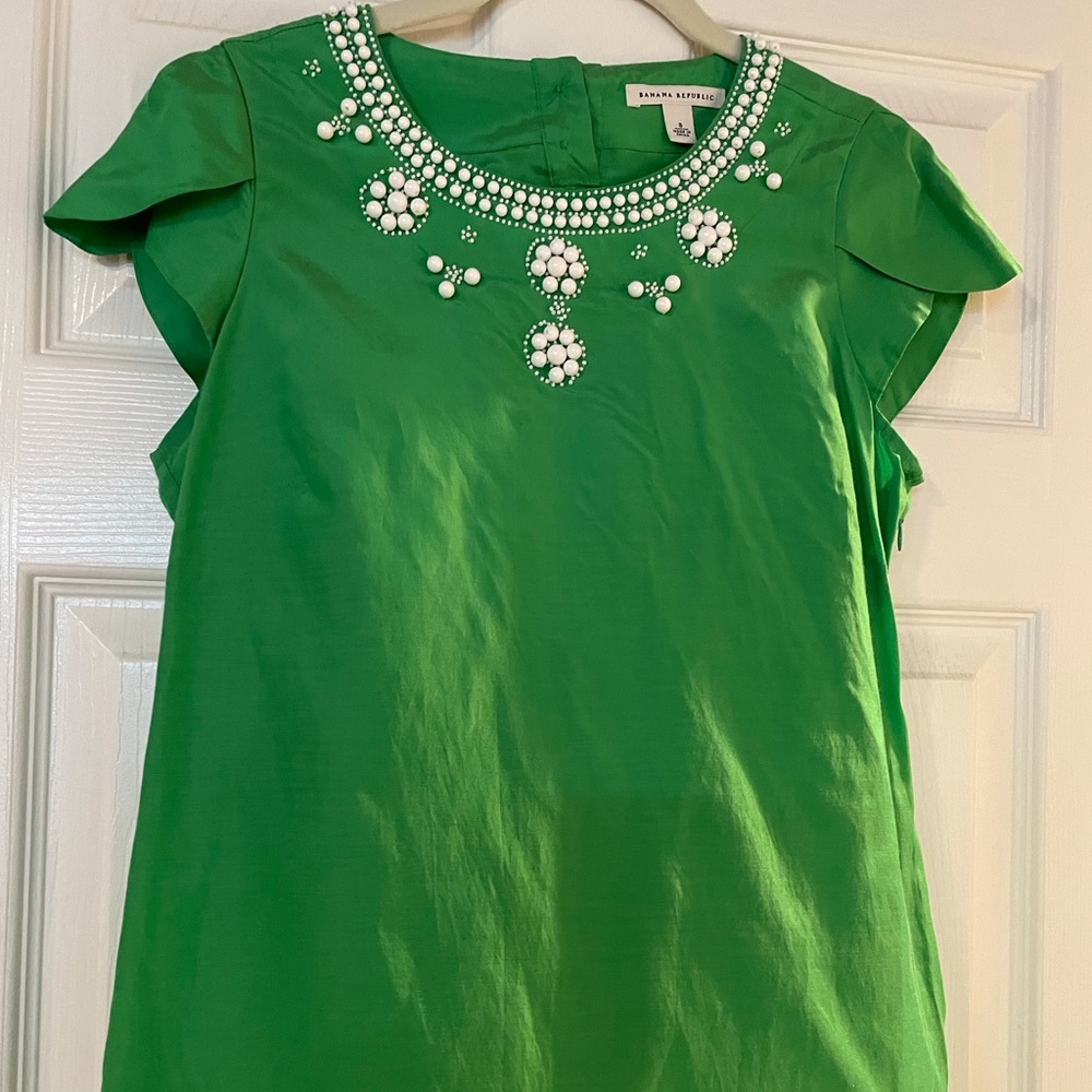 Banana Republic beaded top